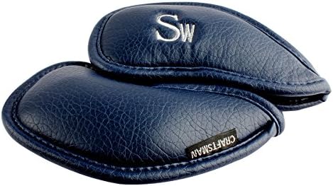 CRAFTSMAN GOLF 12pcs or 1pc Thick Synthetic Leather Golf Iron Head Covers Set - Image 3