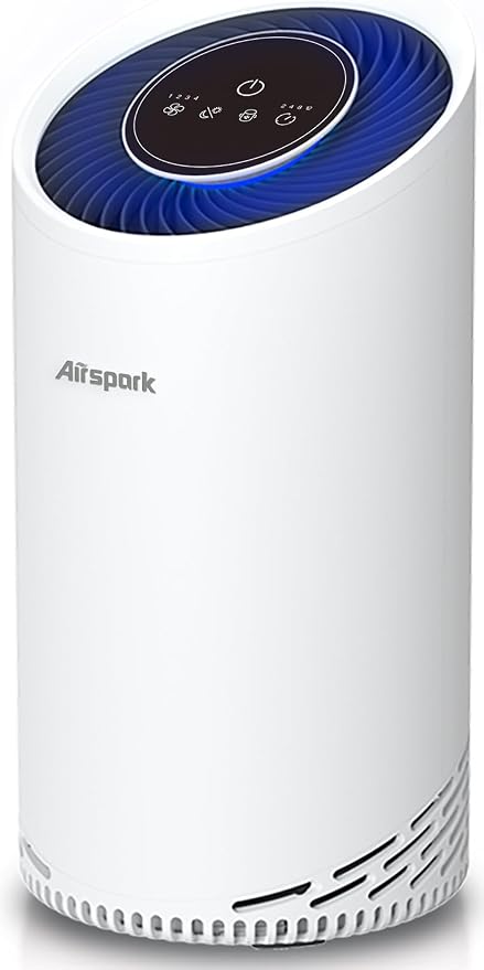 Air Purifiers for Home Bedroom Large Room Up to 2400 Ft² by Airspark