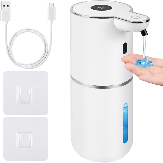 Automatic Liquid Soap Dispenser Touchless, USB-C Rechargeable Hand Soap by Unknown