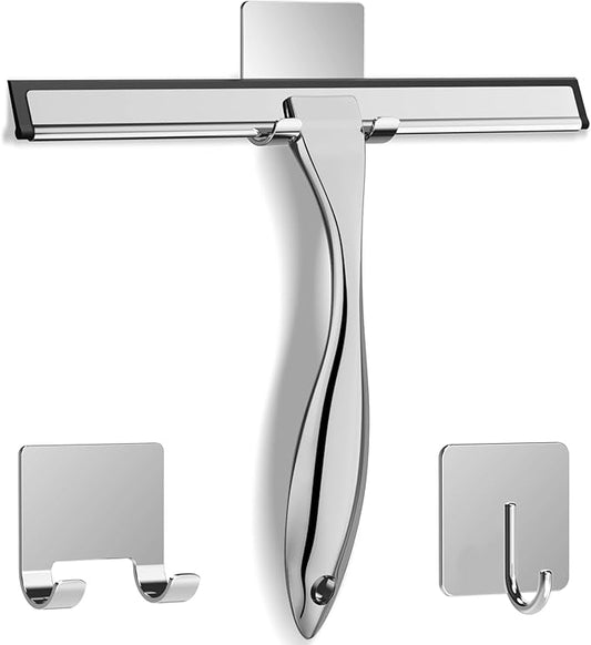 All-Purpose Stainless Steel Shower Squeegee by Docrok
