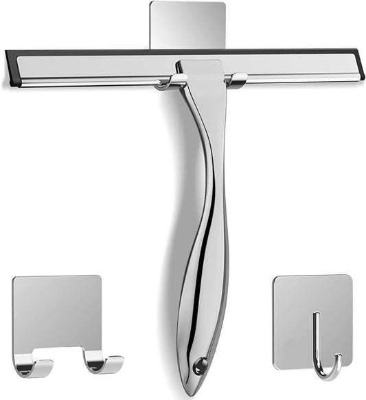 All-Purpose Stainless Steel Shower Squeegee by Docrok