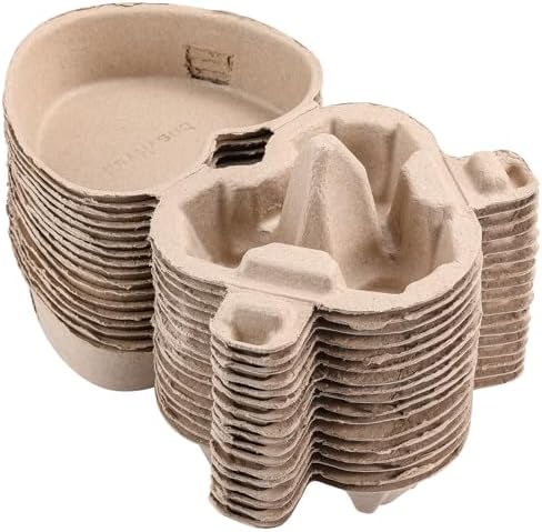 100PCS Valentine Heart Shaped Egg Cartons 3 Count with Label and Jute Rope