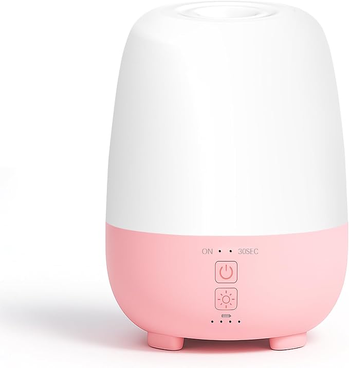 Cordless Essential Oil Diffuser 150ML, Rechargeable Battery, 7H Runtime by SEEDSEEL