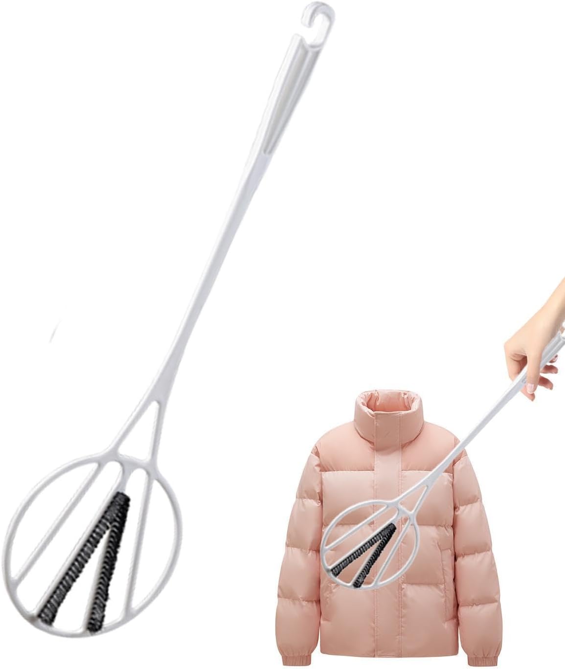 Carpet Beater, Long Handle Rug Comforter Beater, Long Handle Duster Manual Rug Comforter Furniture Dust Remover Detail Duster Cleaner, for Home, Laundry Room, and Outdoor Use