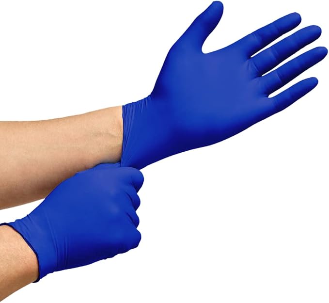 Inspire Nitrile Exam Gloves | The Original Quality Stretch Nitrile Cobalt Blue - Image 3