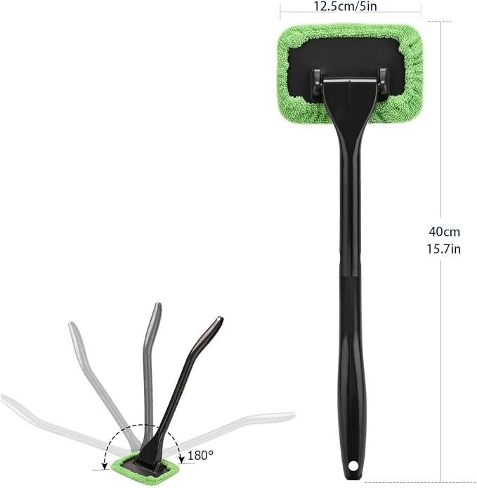 Windshield Cleaning Tool Windshield Cleaning Wand Auto Window Cleaner, 5 Pieces - Image 2