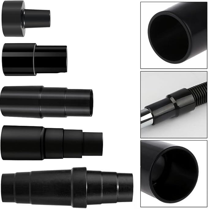 Universal Vacuum Hose Adapter Kit Reducer Attachment Set, Shop Vac Vacuum Hose - Image 6