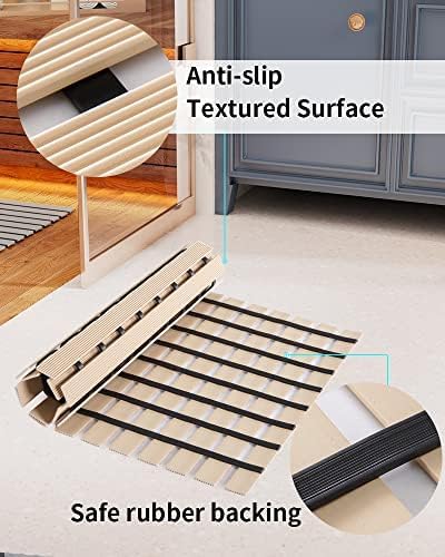 Shower-Mat Non Slip, PADOOR Heavy Duty Bathtub-Mat Curlable Quick Drain Sturdy - Image 2