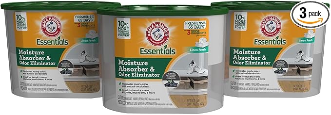 Arm & Hammer Essentials Disposable Moisture Absorber and Odor Eliminator Tub by ARMHAMMER