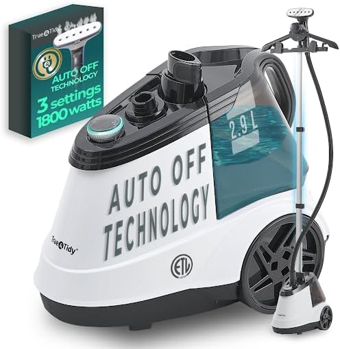True & Tidy® Commercial Garment Steamer – Heavy Duty 1800W by TrueTidy
