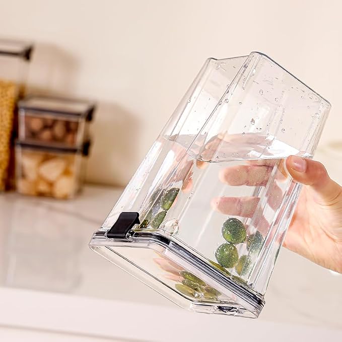 Food Storage Containers 4pack Plastic BPA Free shatterproof Freezeable - Image 4
