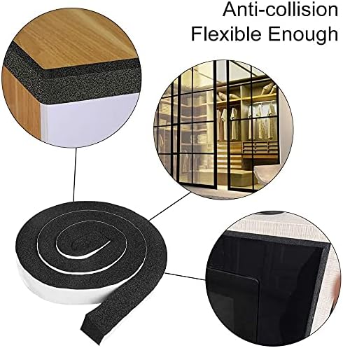YIJUHOU 2 Rolls 1.18 Inch X 1 Inch Open Cell Foam Tape - Image 7