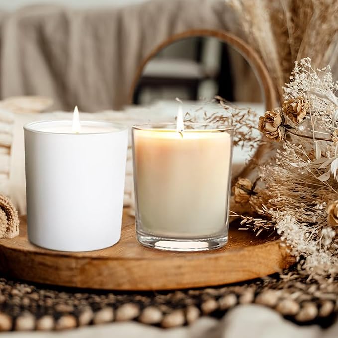 14 OZ Thick Candle Jars for Making Candles 12 Pcs, 3 Wick Empty Jars - Image 4