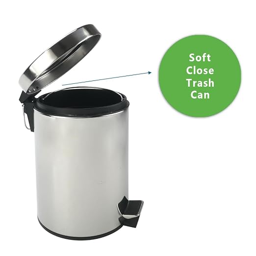 Stainless Steel Small Trash Can - Image 2