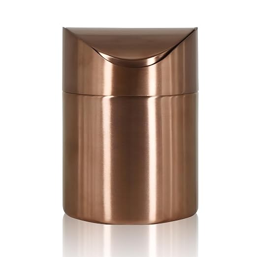 Mini Trash Can, Tiny Desktop Trash Bin by Chemlliy