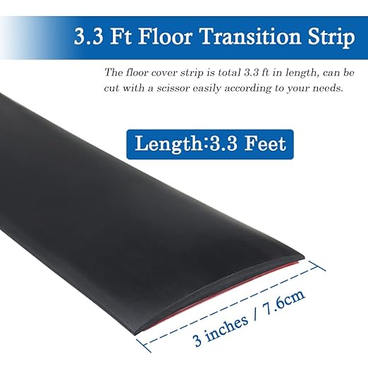 Floor Transition Strip Self Adhesive Floor Cover Strips Laminate 3" Wide Vinyl - Image 6