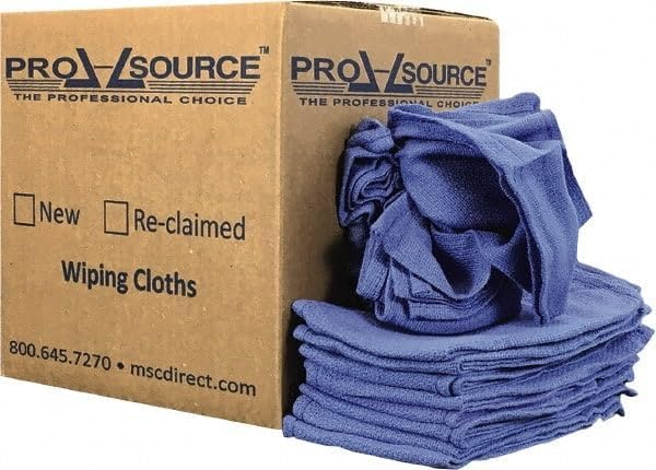 PRO SOURCE 5 Lb Box Virgin Surgical Lint-Free Blue Cotton Huck Towels: 16" x 25" by PROSOURCE
