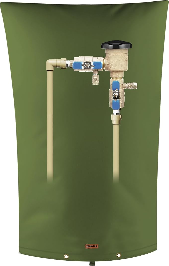 TOHONFOO Backflow Preventer Pipe Insulation Cover by TOHONFOO