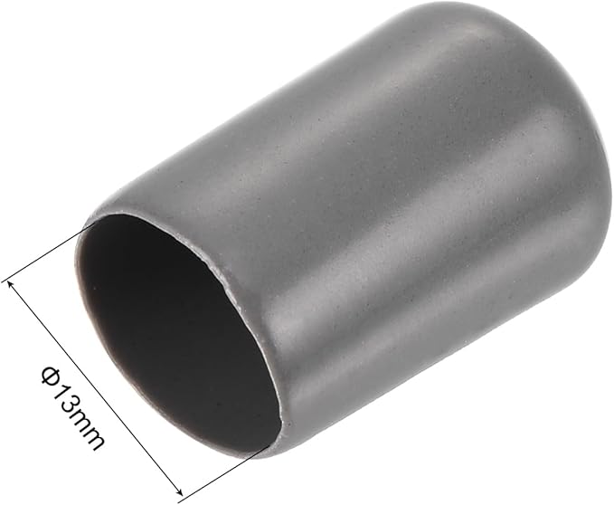 uxcell 20pcs Rubber End Caps 13mm ID Vinyl PVC Round Tube Bolt Cap Cover Screw - Image 3