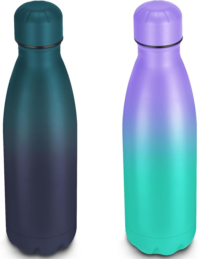 25oz Cola-Bottle Shaped Stainless Steel Leak-proof Water Bottle, Double Wall by Unknown