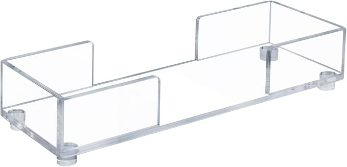 MyGift Modern Premium Clear Acrylic Bathroom Paper Towel Holder by MyGiftHome