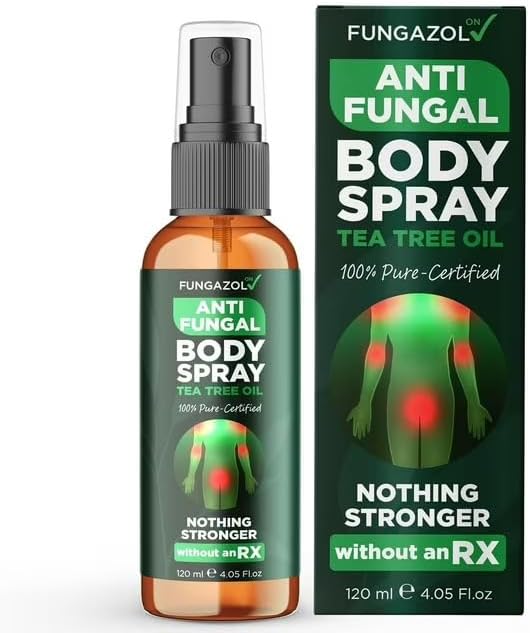 Body Spray with Tea Tree Oil | Fast-Absorbing Antifungal Treatment by TerramedJustThinkComfort