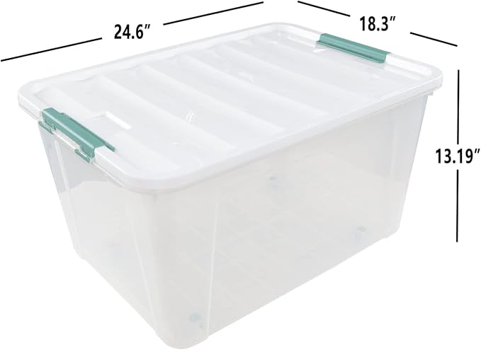 80 L Extra Large Plastic Storage Box - Image 2