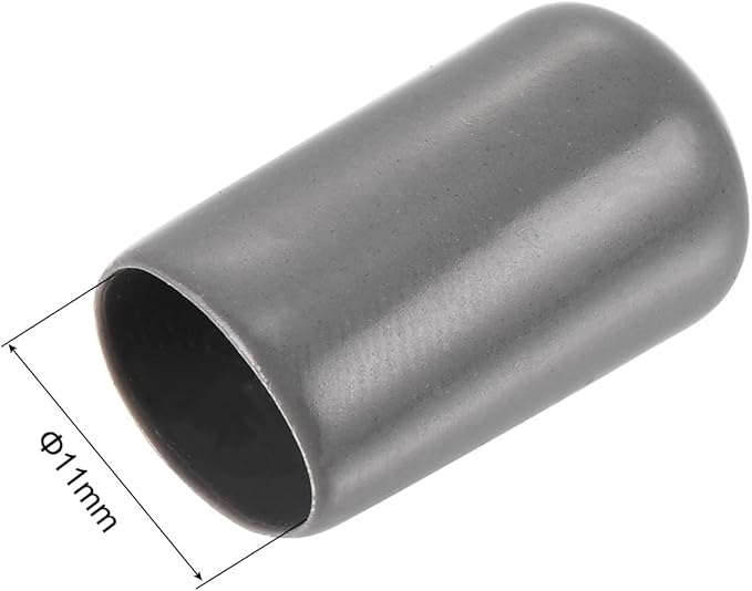 uxcell 20pcs Rubber End Caps 11mm ID Vinyl PVC Round Tube Bolt Cap Cover Screw - Image 3