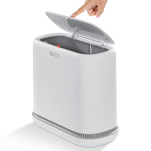 funest Bathroom Trash Can, 3.3 Gallon Slim Trash Can by funest
