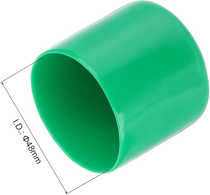 uxcell 20pcs Rubber End Caps 48mm ID Vinyl PVC Round Tube Bolt Cap Cover Screw - Image 3