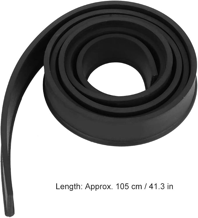 Universal Squeegee Replacement Blade, Wide Flexible Rubber Blade - Image 2