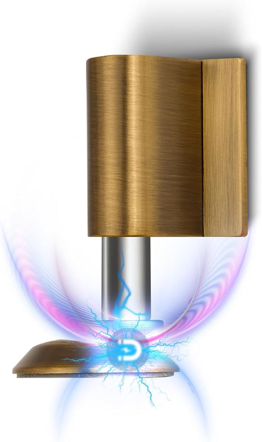 1 Pack Magnetic Door Stoppers Retractable Bottom of Door Holder No Drilling by Yagman