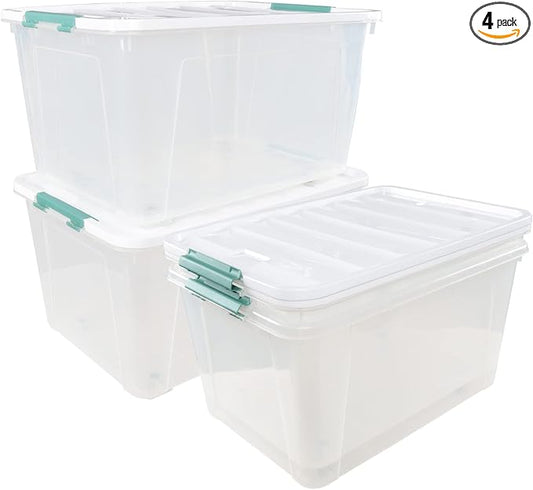 80 L Extra Large Plastic Storage Box by Zerdyne