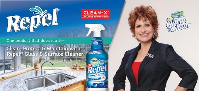 Clean-X REPEL Glass & Surface Cleaner 32 fl. oz. - Image 2