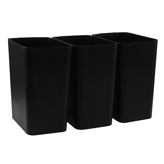 Xyskin 4.5 Gallon Plastic Garbage Bin, Deskside Wastebasket, Waste Can by Xyskin