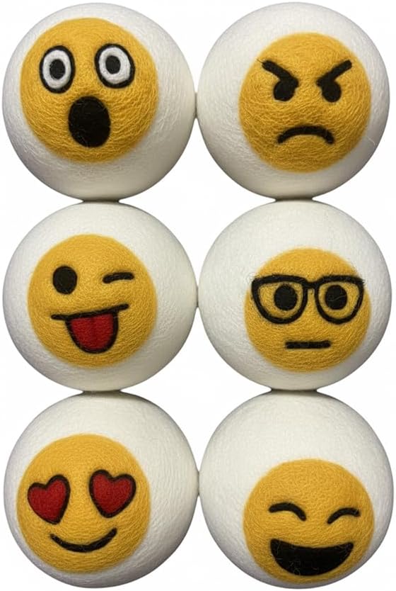 Ezhippie Quality Wool Dryer Balls by EzHiPpiE