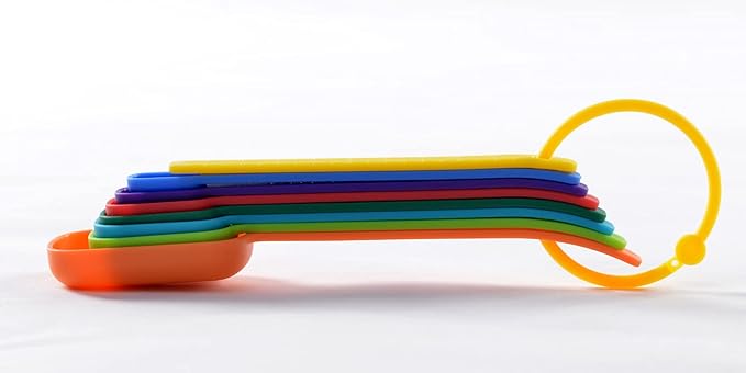 Plastic Measuring Spoons 8-Piece - Image 3