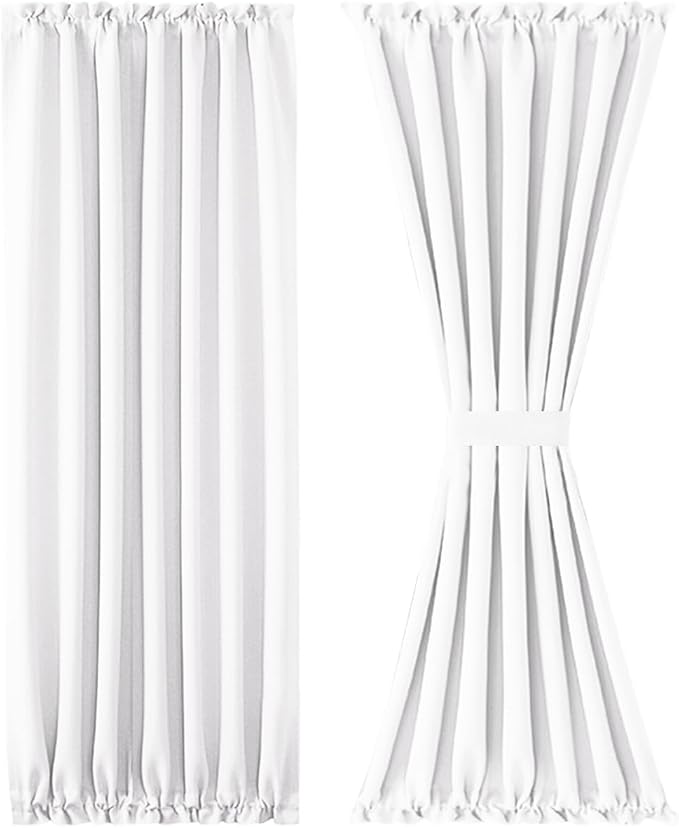 DWCN French Door Curtains – Rod Pocket Thermal Curtain - Image 7