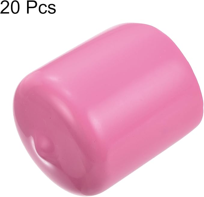 uxcell 20pcs Rubber End Caps 24mm ID Vinyl PVC Round Tube Bolt Cap Cover Screw - Image 2