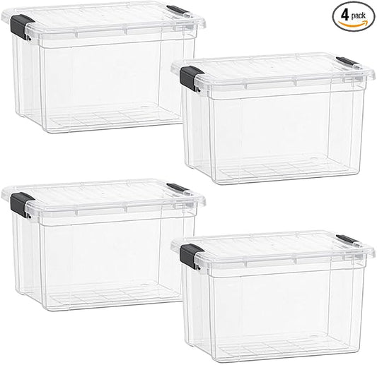 Superio Clear Storage Boxes by Superio