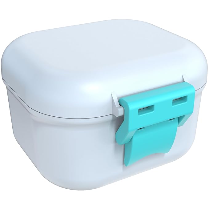 ARGOMAX Leak Proof Denture Bath Cup, Portable Soaking Denture Box, Denture Bath - Image 2