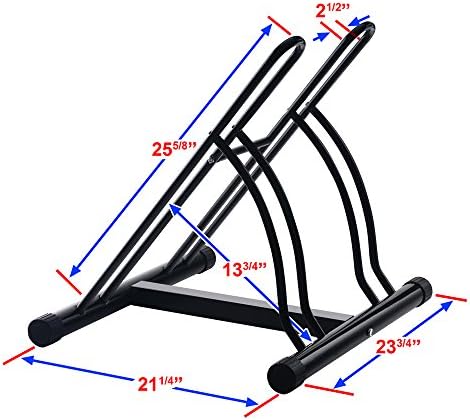 Bike Rack – Dual Bicycle Stand for Mountain, Road, or Kid’s Bikes – Indoor or...