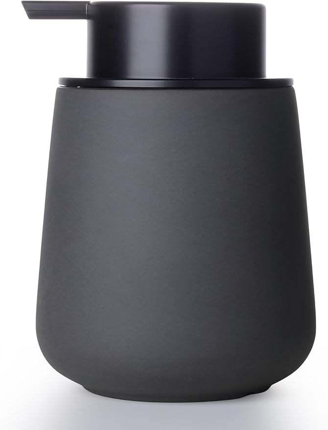 INGOFIN Ceramic Lotion Dispenser - 12oz Refillable Hand Soap Dispenser Bathroom by INGOFIN