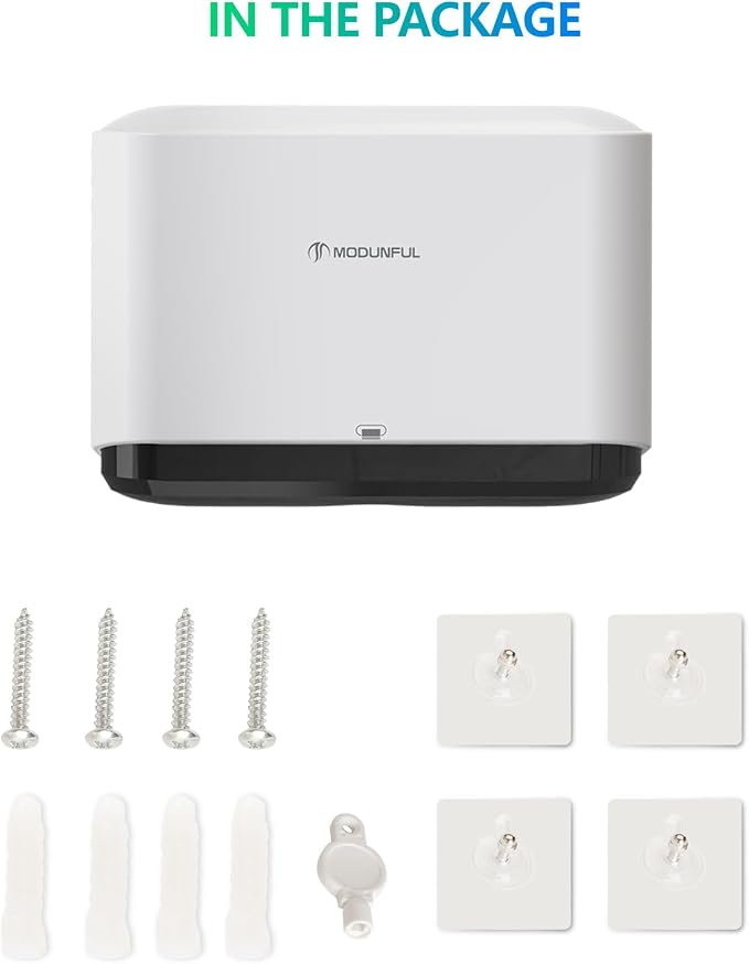 Paper Towel Dispenser, Paper Towel Holder Wall Mount, Bathroom Hand Paper - Image 6