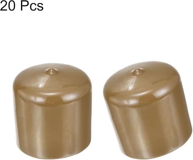 uxcell 20pcs Rubber End Caps 47mm ID Vinyl PVC Round Tube Bolt Cap Cover Screw - Image 2
