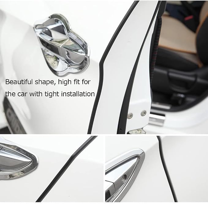 Rubber Edge Trim Black, U Channel Rubber Seal Strip - Image 6