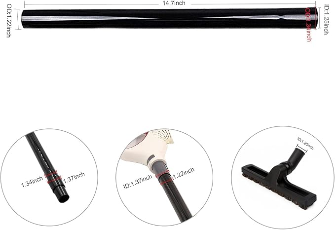 Vacuum Extension Wand 1 1/4" for Shop Vac Accessories 1.25" 32mm Extension Pipe - Image 2