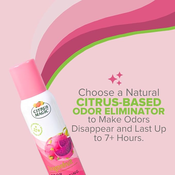 Citrus Magic Odor Eliminating Air Freshener Spray, Dragonfruit - Image 5