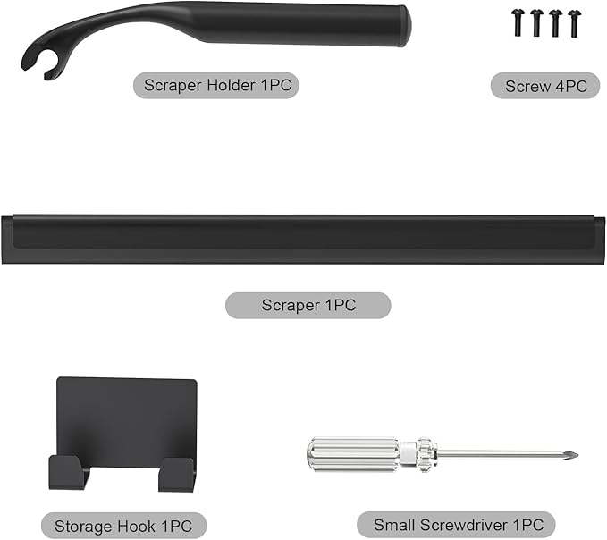 Shower Squeegee for Glass Doors, Shower Squeegee for Tile Shower Walls - Image 6
