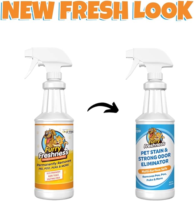 FurryFreshness Extra Strength Cat or Dog Pee Stain & Permanent Odor Remover + - Image 2